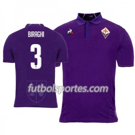 Camisetas ACF Fiorentina Cristiano Biraghi 3 Primera Equipacion 2018/2019